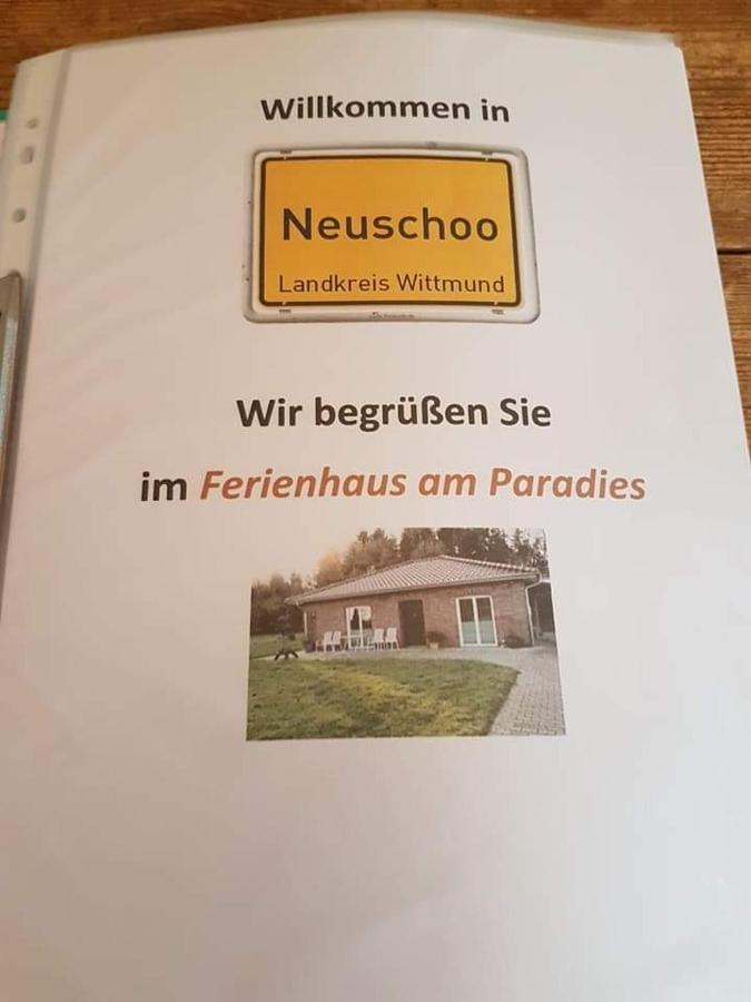 Neuschoo Ferienhaus Am Paradies المظهر الخارجي الصورة